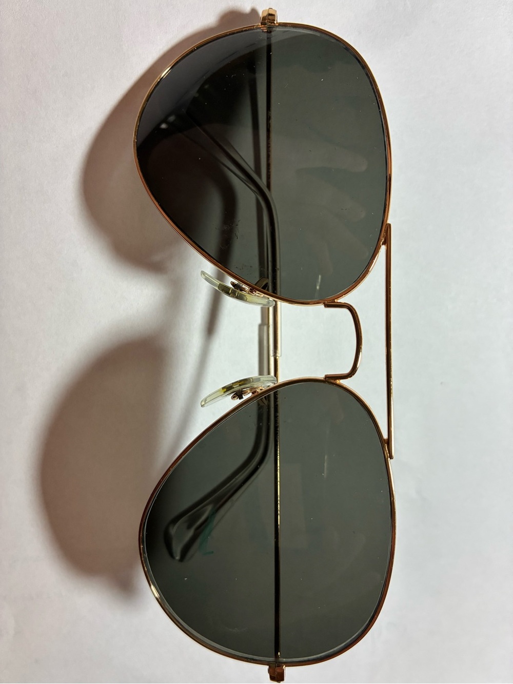 Ray-Ban Gold frame with NEW lenses